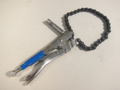 Picture of Vise Grip Chain Clamp w/ Baby Pin