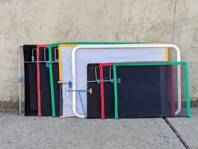 Picture of 18x24 and 24x36 floppy, net, silk, empty