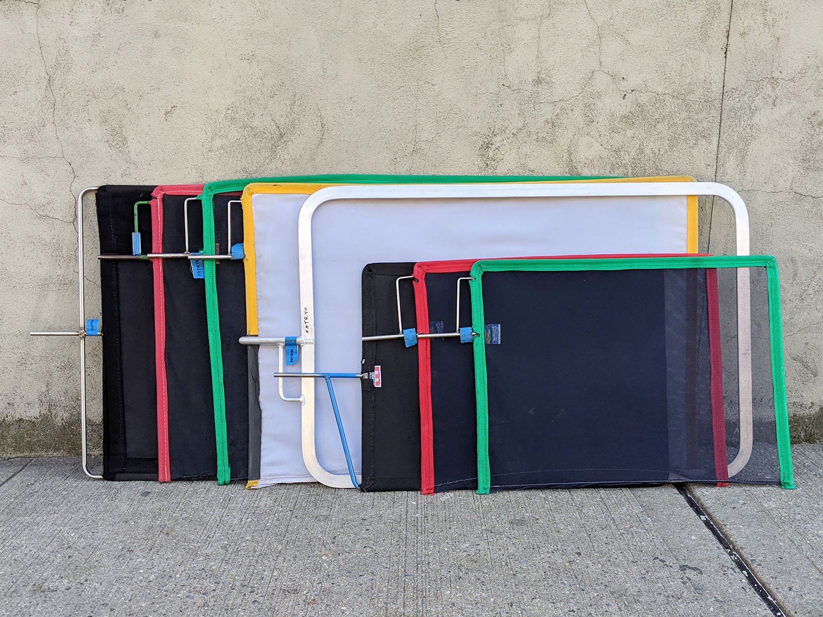 18x24 and 24x36 floppy, net, silk, empty