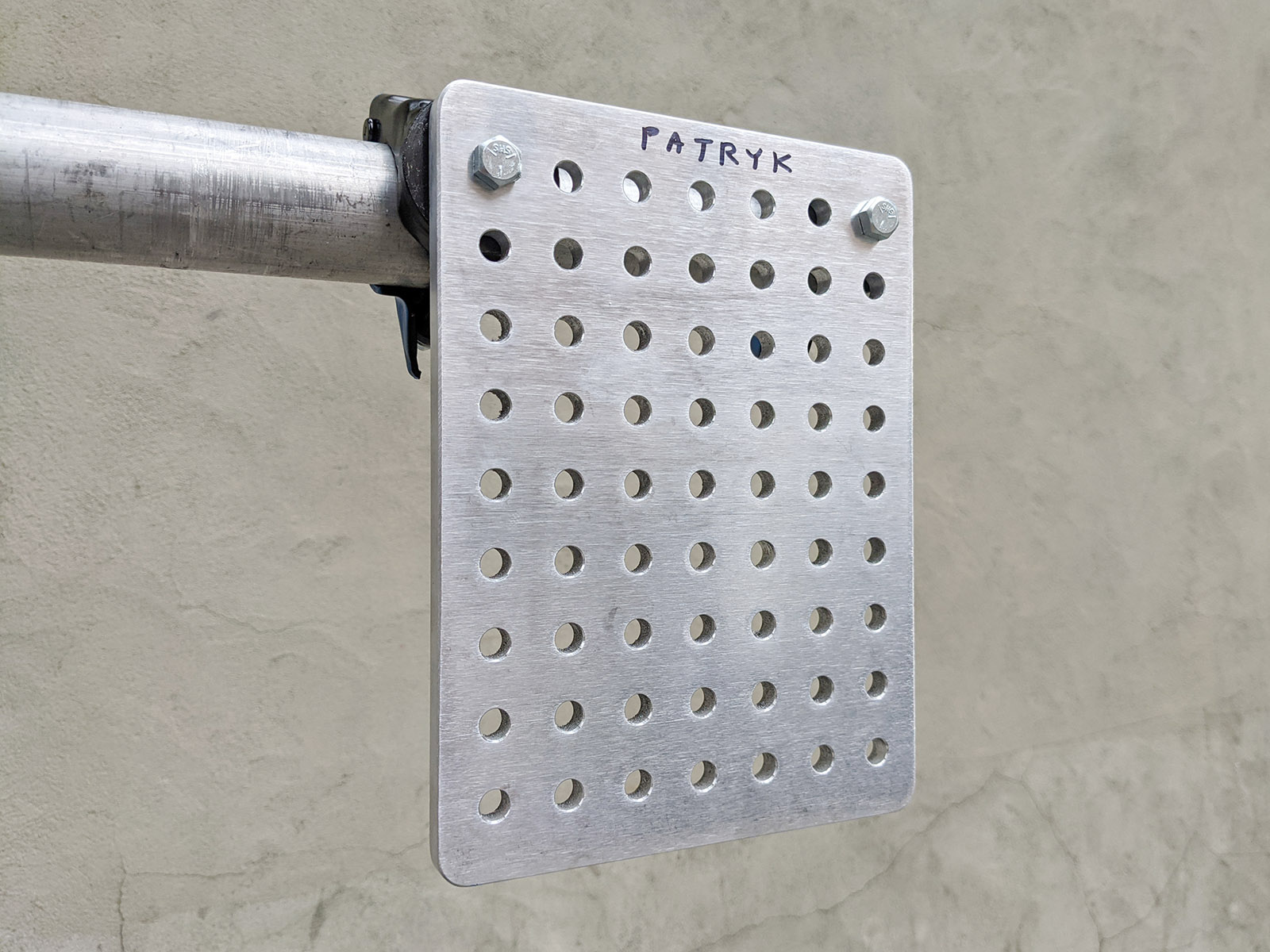 Over Head Cheeseplate with Speedrail Clamps